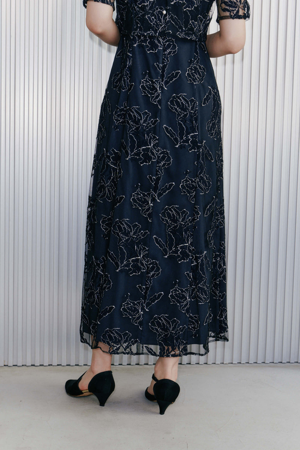 kaene公式オンラインストア ローズレースレイヤードドレス / 100998