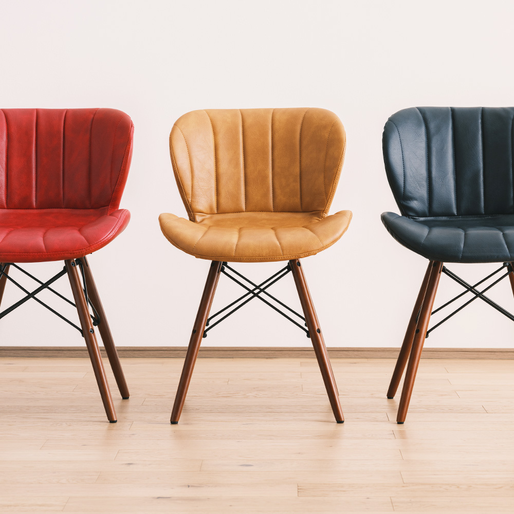 アンティークレザー風デスクチェア/LP 家具の製造・販売 友安製作所