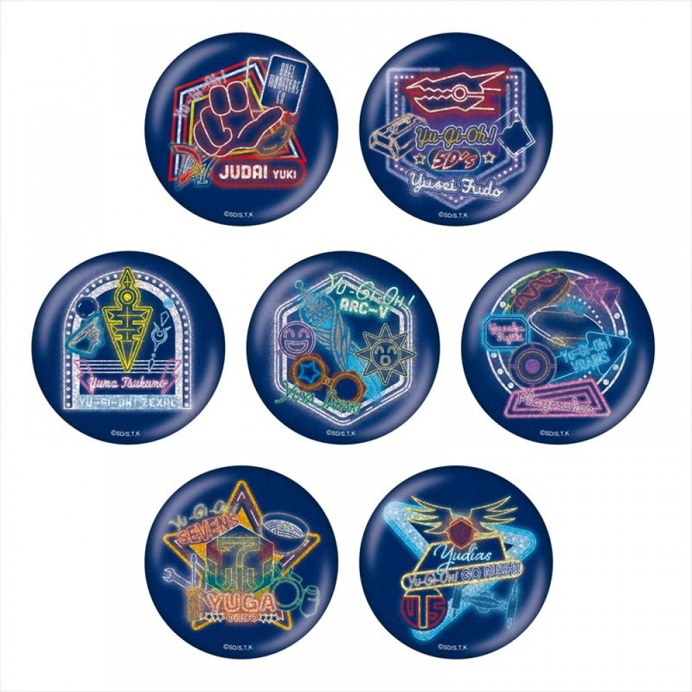 ネオン風グリッター缶バッジ（全7種） | KAIBA CORPORATION STORE