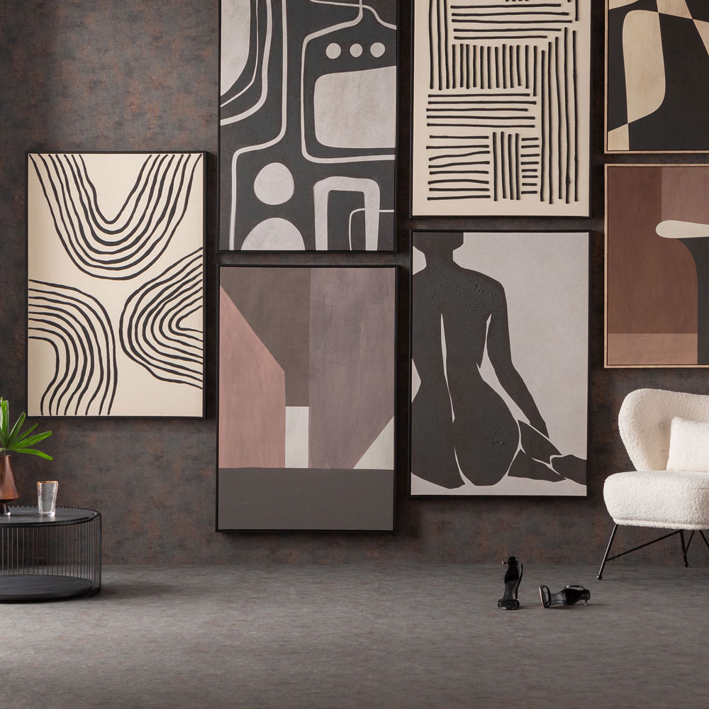 アーティスティックブラウニー 70×110cm キャンバスアート ｜【KARE