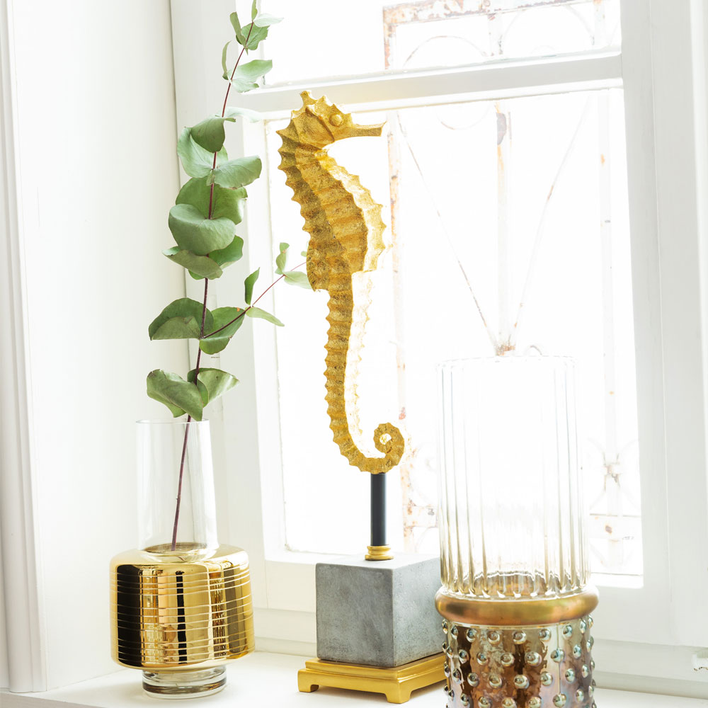 廃番】タツノオトシゴ 57cm オブジェ - オブジェ・置物の通販 ｜【KARE