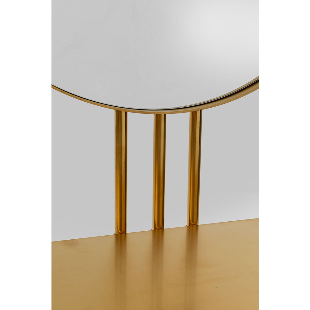 廃番】カーブ アート 153cm コンソール / ミラー - デスク・机の通販