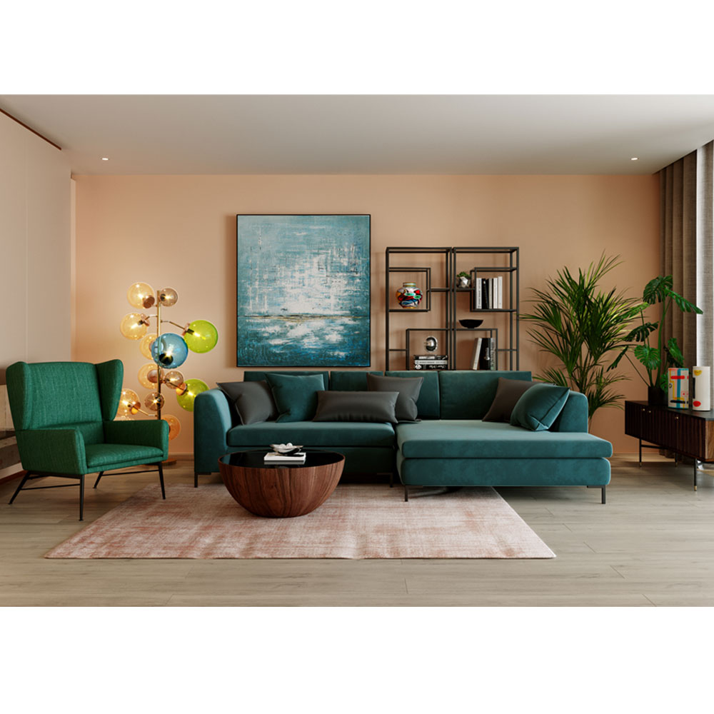 ティアドロップウォルナット O80cm ローテーブル/コーヒーテーブル