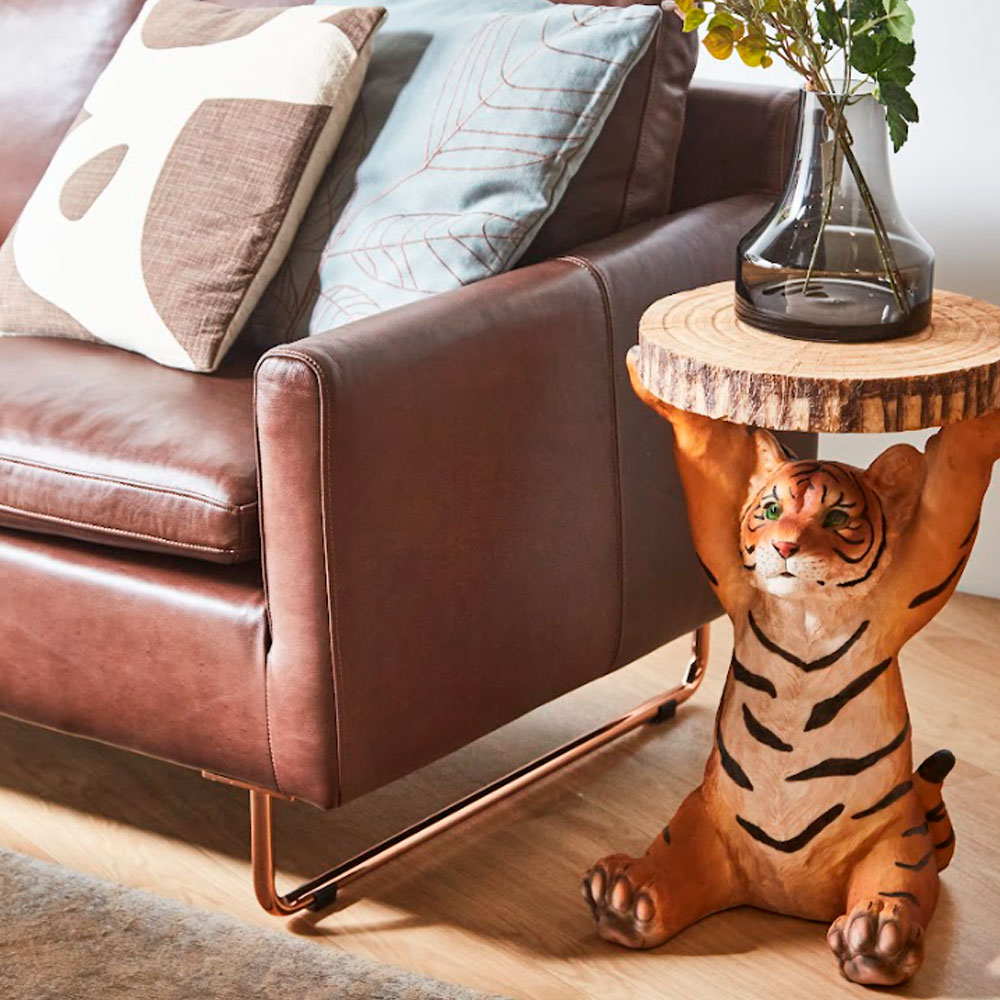 アニマルサイドテーブル タイガー - サイドテーブルの通販 ｜【KARE