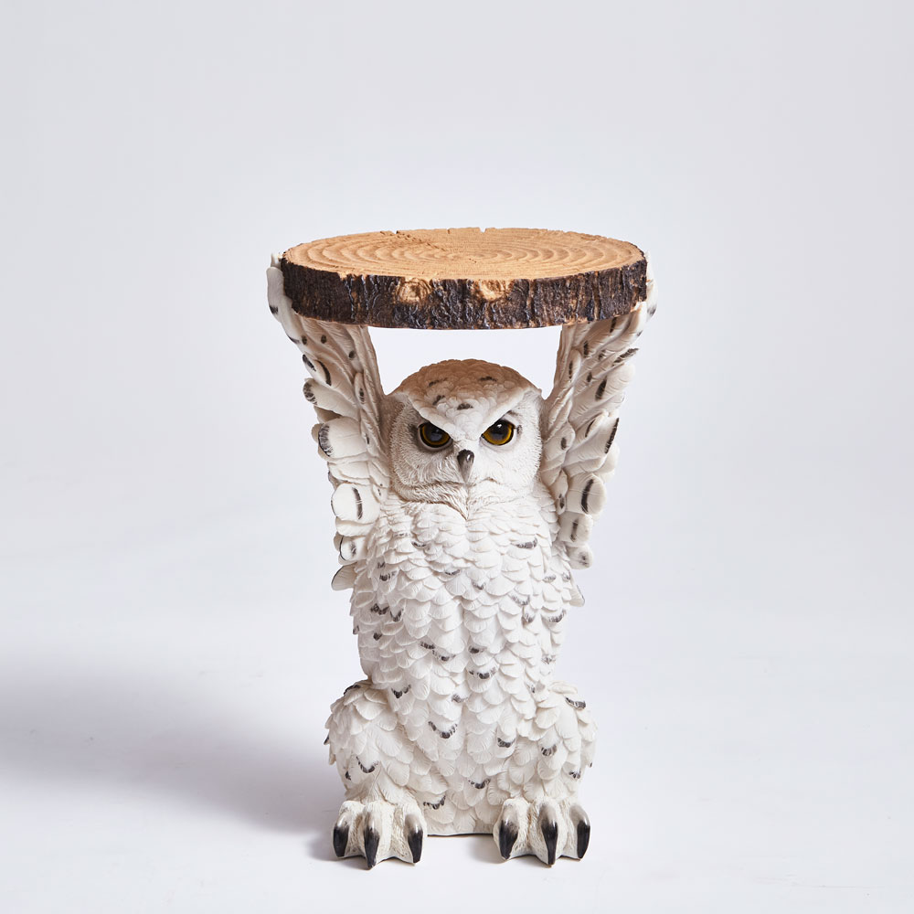 廃番】アニマルサイドテーブル オウル - サイドテーブルの通販