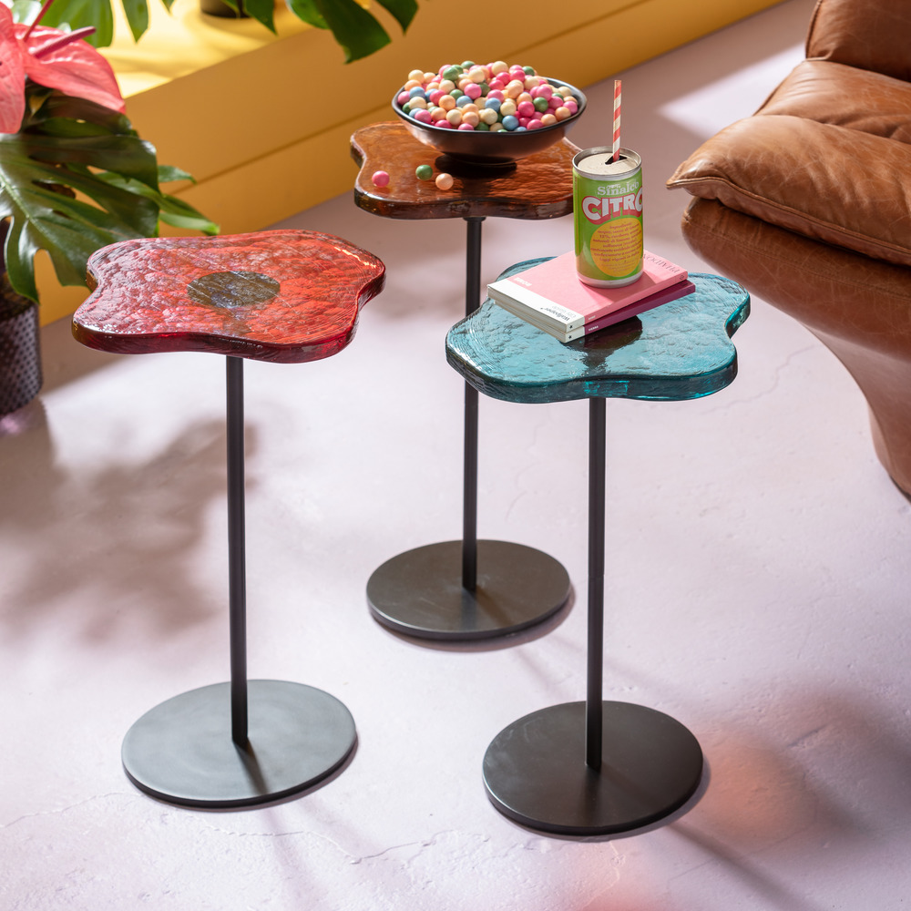 廃番】ラバ オレンジ サイドテーブル - サイドテーブルの通販 ｜【KARE