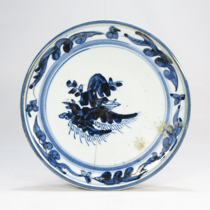 江户初期 染附 牡丹茶椀 92 江户初期 染附 牡丹茶椀 92 江户初期 染附