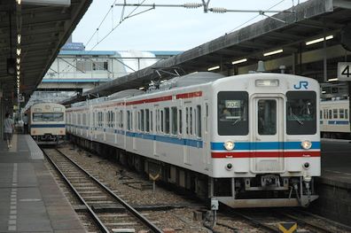 鉄道部品 広島運転所 103系105系側面方向幕 破れ補修無し 鉄道部品