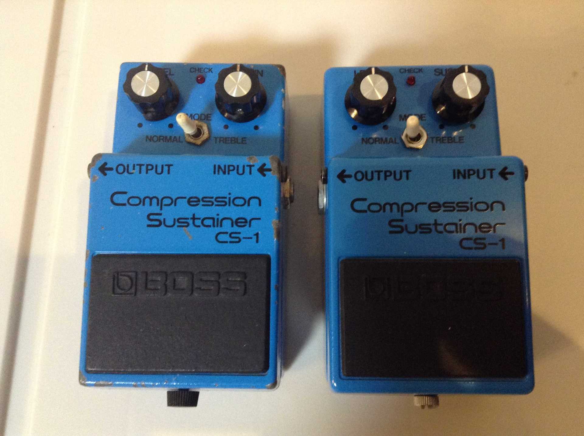 BOSS CS-1 Compression Sustainer(比較記): 昔に比べりゃ 金も入るし
