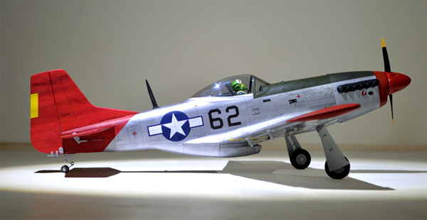 KK HOBBY 】P51 MUSTANG GP/EP V2 .46～.55 （電動リトラクトセット付