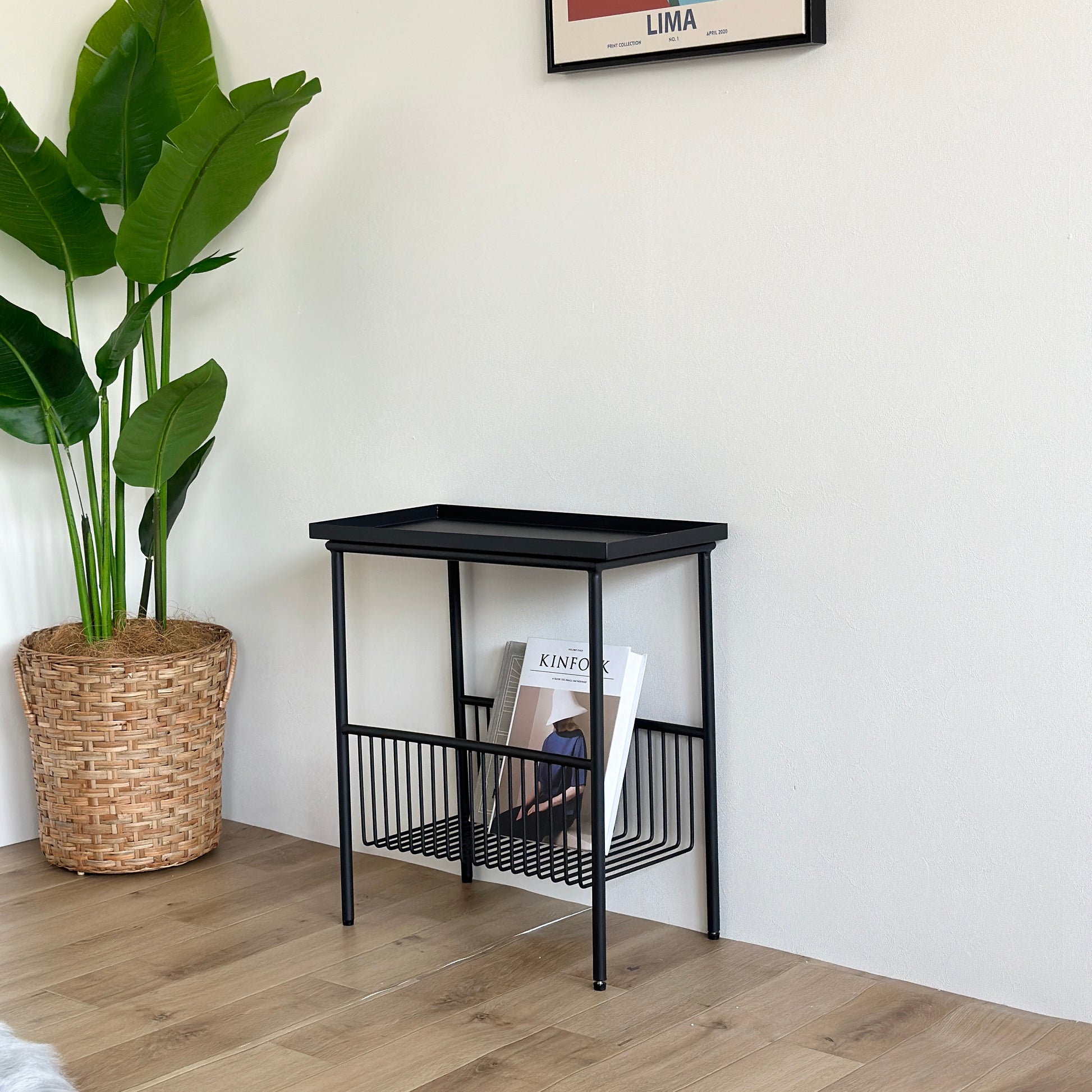 サイドテーブル｜アイアンバスケットサイドテーブル- territory