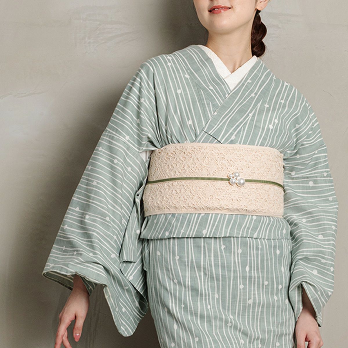 トーションレースの半幅帯-marry anne | 着物や浴衣なら和モダン着物