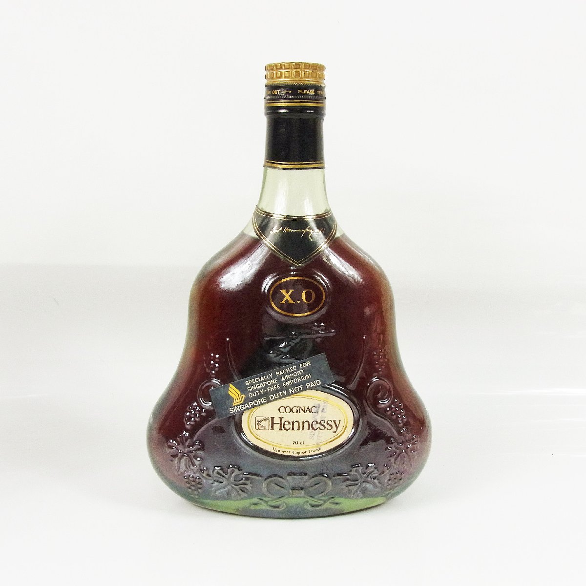 Hennessy XO COGNAC 金キャップ クリアボトル 未開栓 未開栓 Hennessy