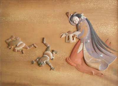 木彫 鶴 川原 啓秀 作品ギャラリー | 木彫りの川原