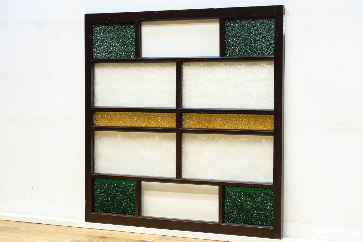 大正浪漫‼︎ 空間を華やかに彩る大型ガラス窓 EZ2758 在庫2枚 – 古福庵