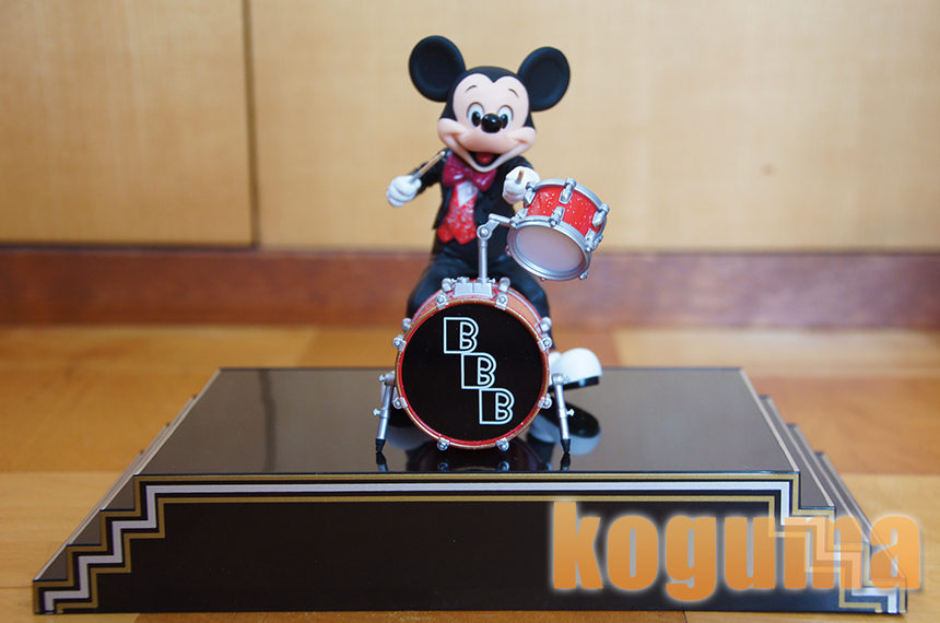 フィギュア ビッグバンドビート BBB ミッキー ドラム ディズニー 黒