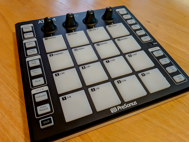 ATOM』レビュー。Studio Oneに特化したパッド・コントローラー