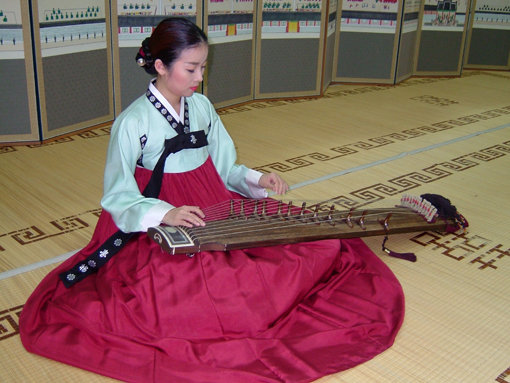 高級 伽耶琴 カヤグム 伽耶琴 カヤグム 12弦 楽器 弦楽器 民族楽器