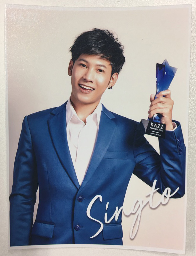 Krist Singto 直筆サイン入りフォトカード