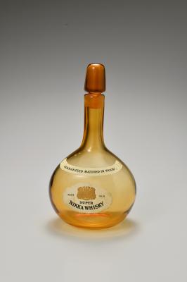 手吹きウイスキーボトル《スーパーニッカ》東京五輪1964モデル・黄