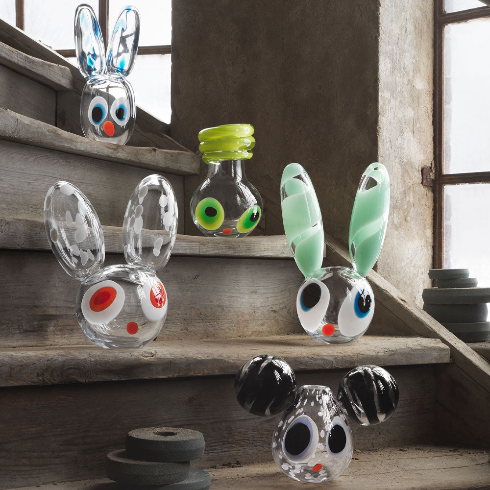 Kosta Boda What's Up Nothing Much Rabbit Art Crystal Bunny Large