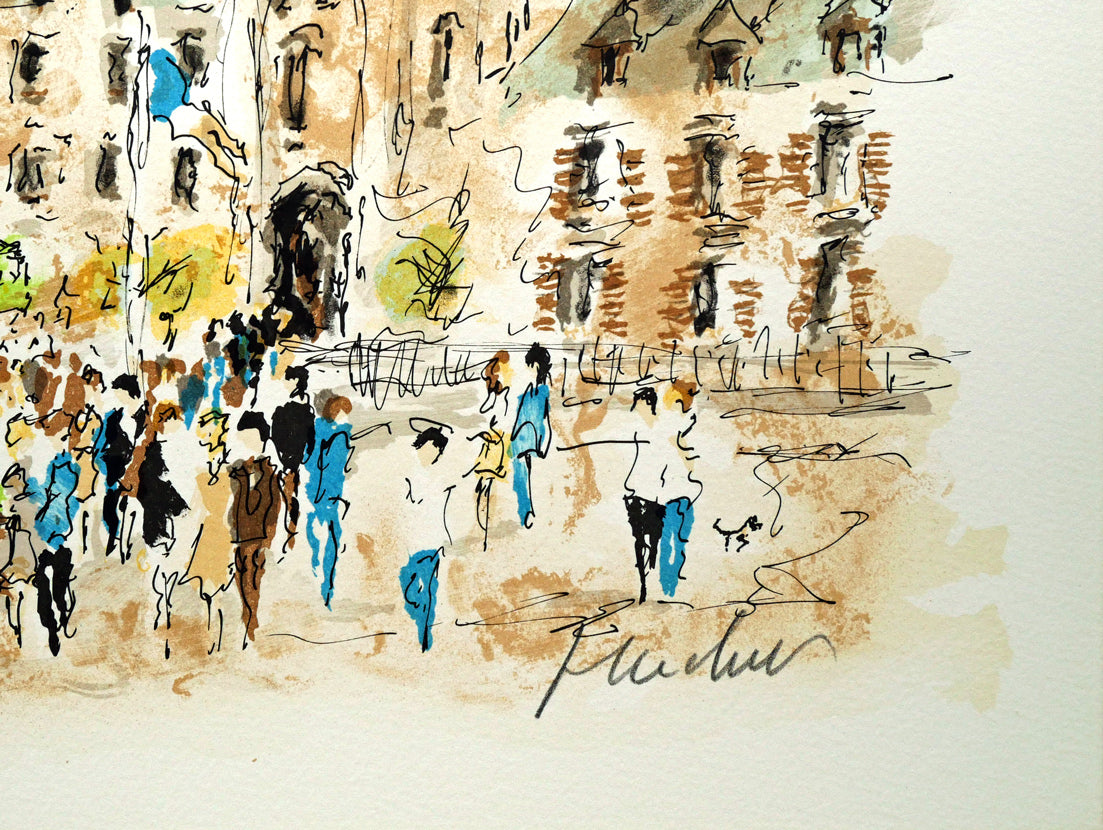 Urban Huchet（ウルバン・ユシェ／ウーシェ） リトグラフ Urban Huchet