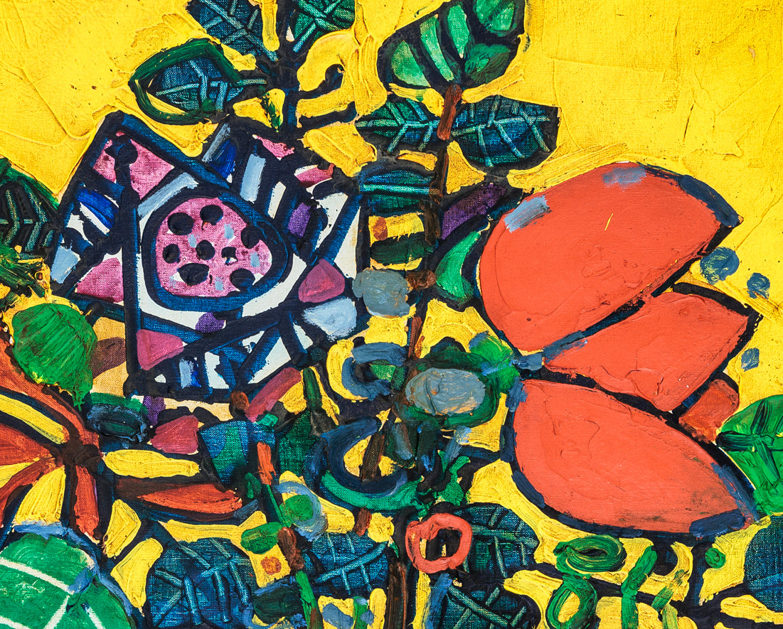 ポール・アイズピリ(Paul AIZPIRI)「花束（Bouquet de fleurs）」油絵