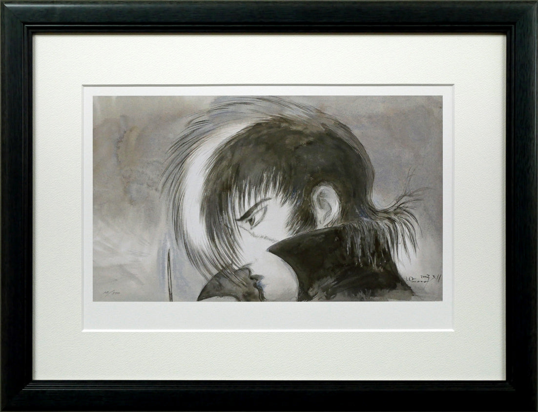 天野喜孝「蒼い月」リトグラフ 絵画買取・販売の小竹美術