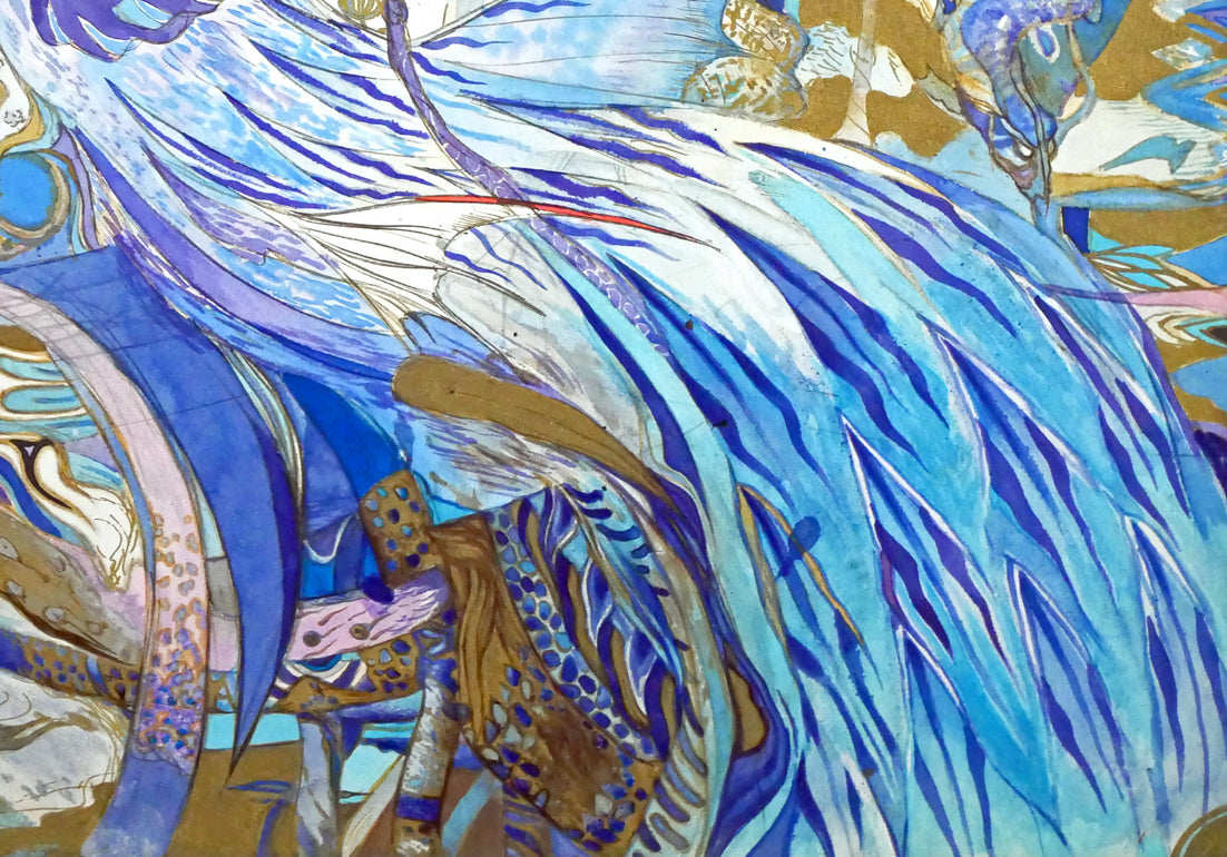 天野喜孝「飛天Vデラックス」ジクレ版画 絵画買取・販売の小竹美術