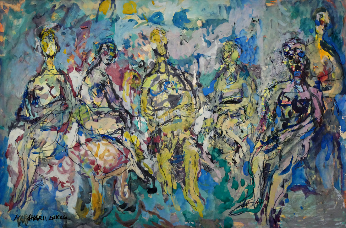 素敵な額縁・絵画小林 正治作「富士と水車小屋」