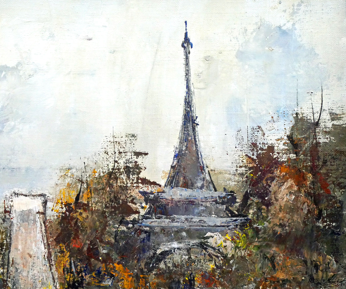 クロード ファルシー（Claude Farcy）「セーヌ川（パリ エッフェル塔