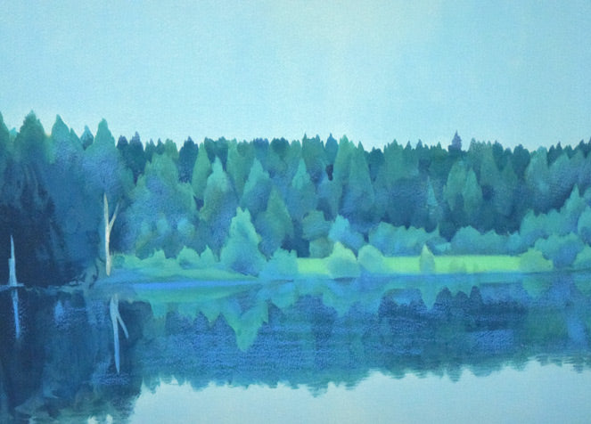 東山魁夷「二つの月（スケッチ）」リトグラフ 絵画買取・販売の小竹美術