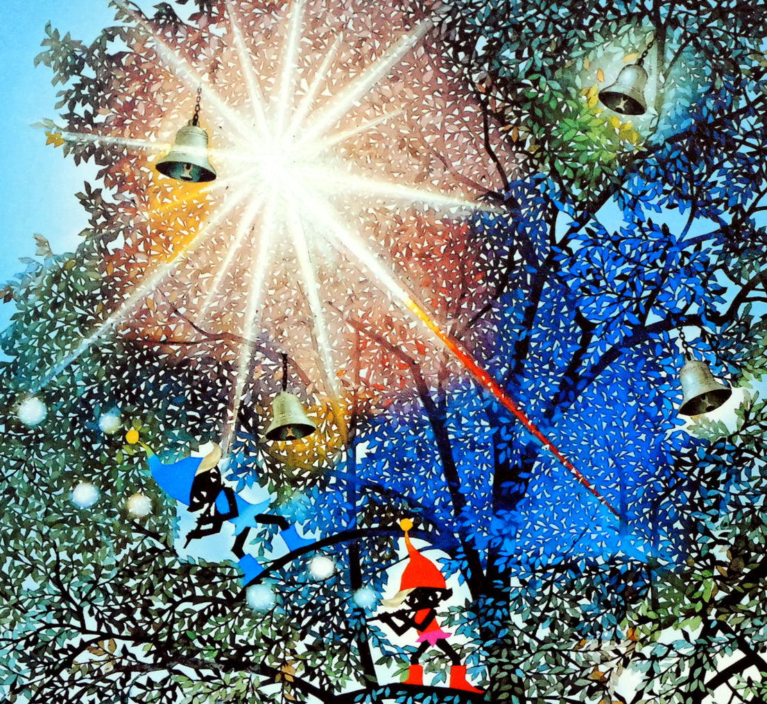 藤城清治「光陰の中の巣立つ子馬たち」レフグラフファイン版画 絵画