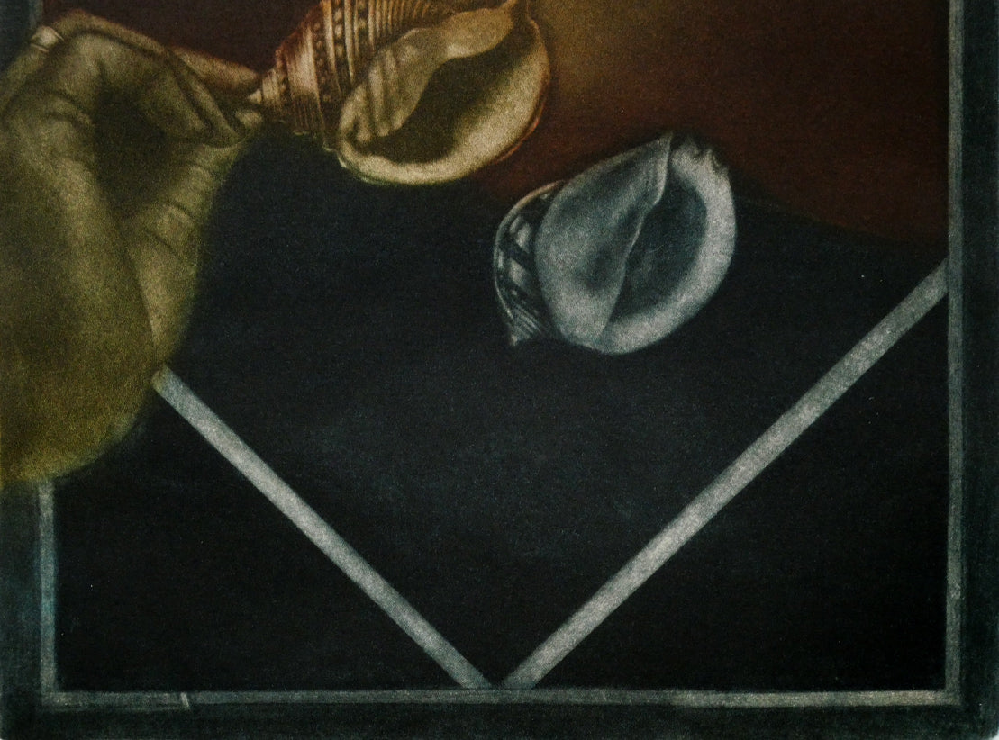 遠藤ミマン作 昭和45年作 パリーのケーキ屋さん 絵画 アンティーク 年代物