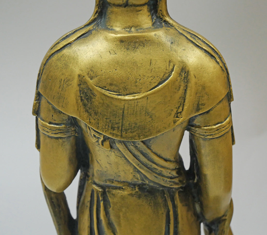 北村西望「聖観世音菩薩」ブロンズ作品・共箱 絵画買取・販売の小竹美術