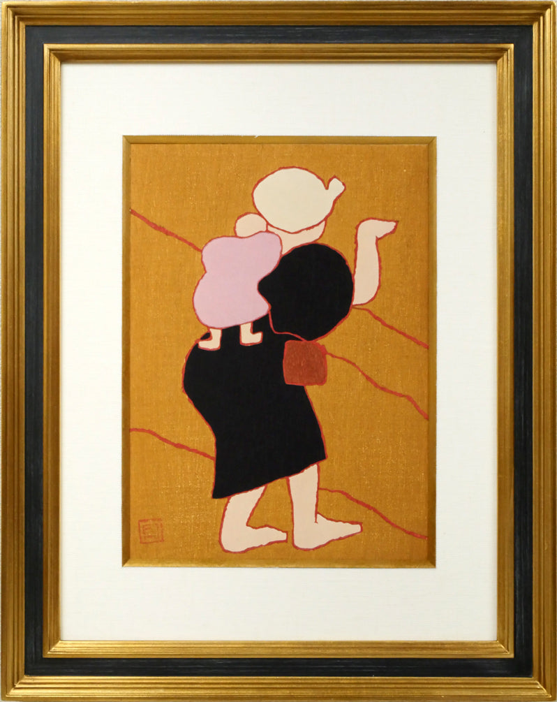 桜木稔「風景画」油絵・F3号 絵画買取・販売の小竹美術