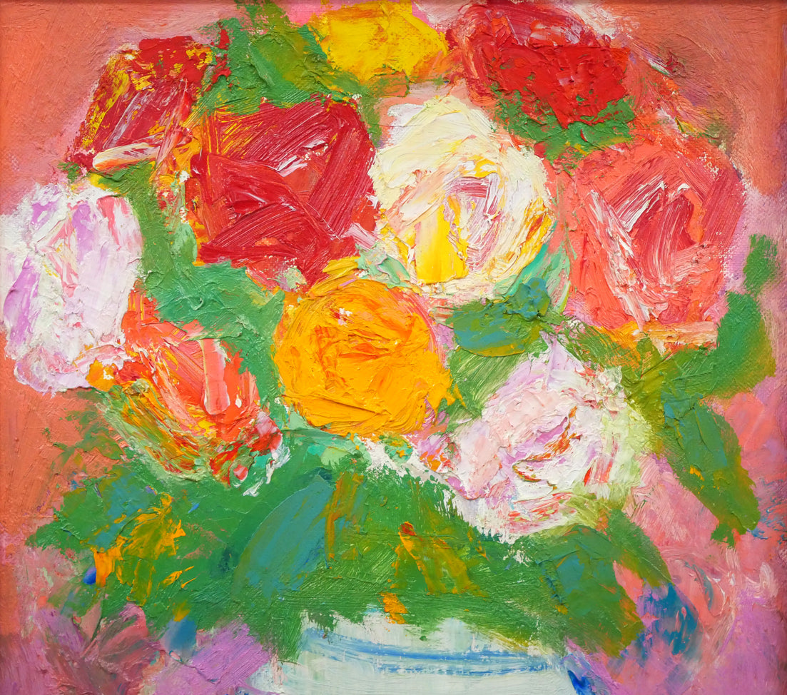 田渕眞兒 油絵 油彩 薔薇シリーズ 花 No.12 田渕眞兒 油絵 油彩 薔薇