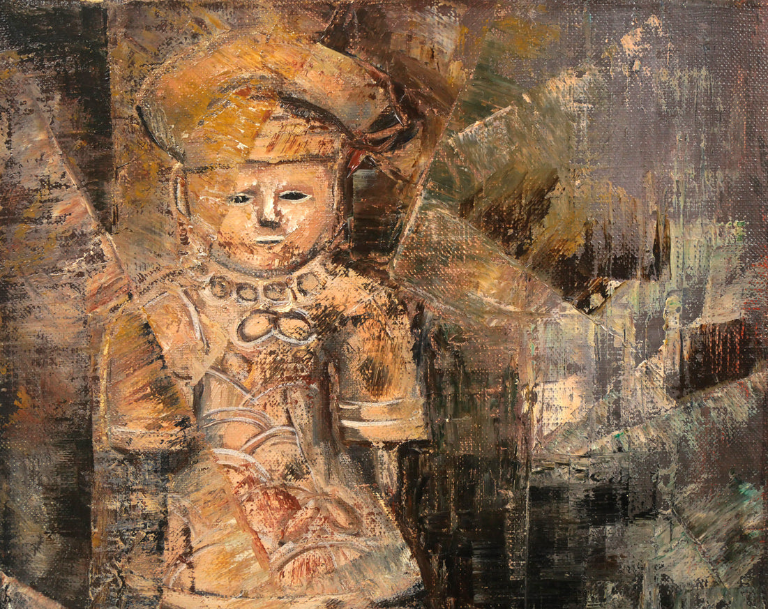 お買い得‼️絵画 名品 高橋正雄 「雪の白川郷」油彩肉筆