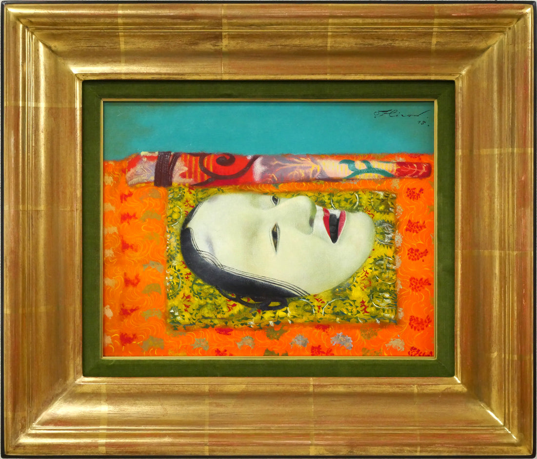 池田満寿夫 リトグラフ 124/150 10号 直筆サイン 現代アート 額装 絵画