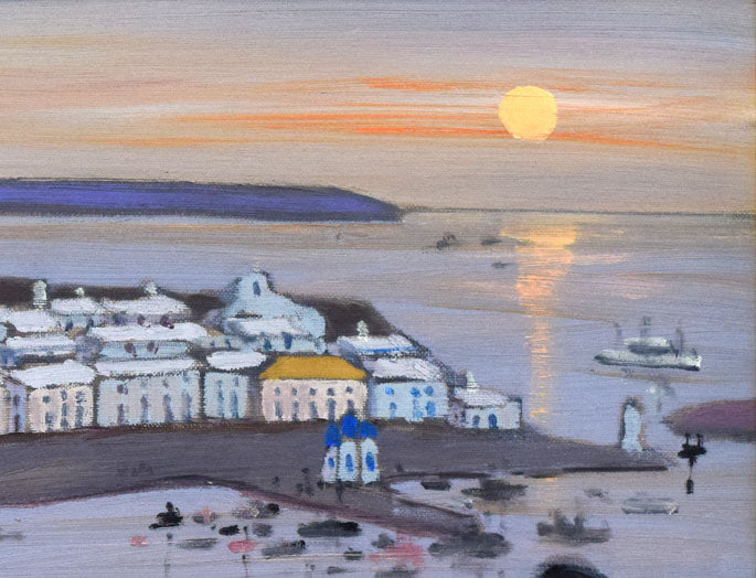 夕映ミコノス（エーゲ海） 絵画買取・販売の小竹美術