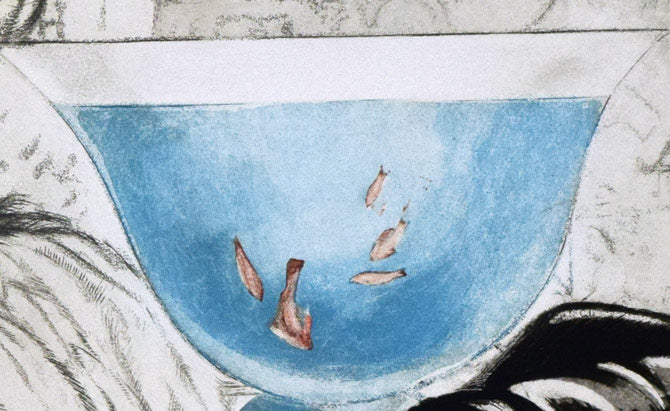 ルイ イカール(Louis Icart)「陽気ないたずら」銅版画（エッチング