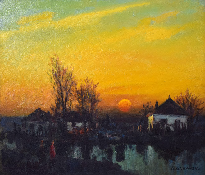 竹岡羊子「温室にて Paris」油彩 F10号 サイン裏書有 竹岡羊子「温室に