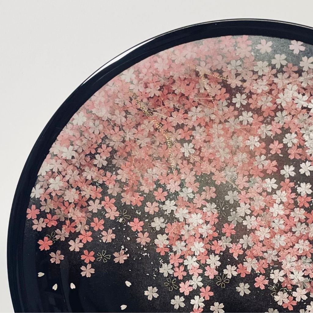 輪島 飾り皿 9.0 桜 – 漆器 高翆