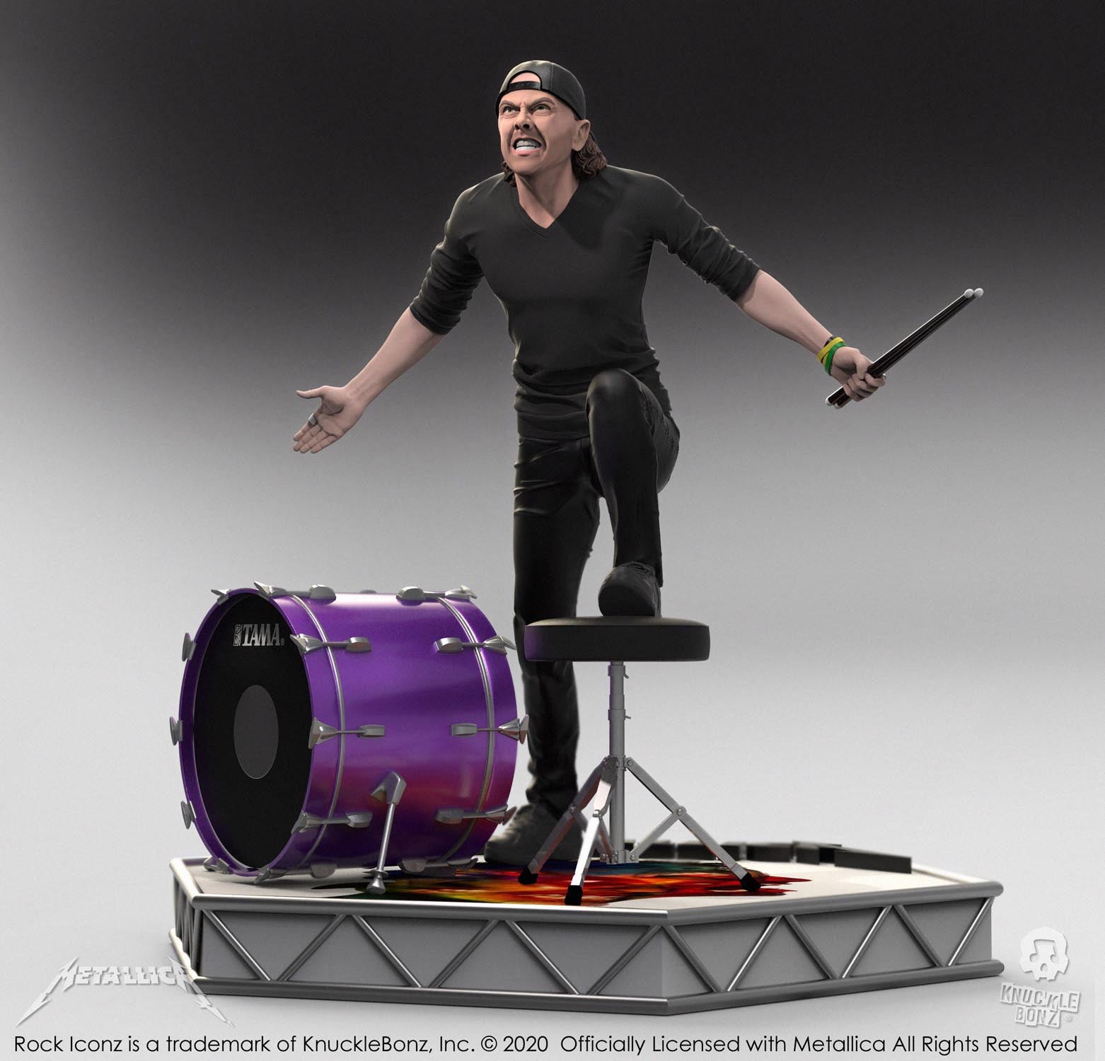 Metallica Lars Ulrich KnuckleBonz Statue