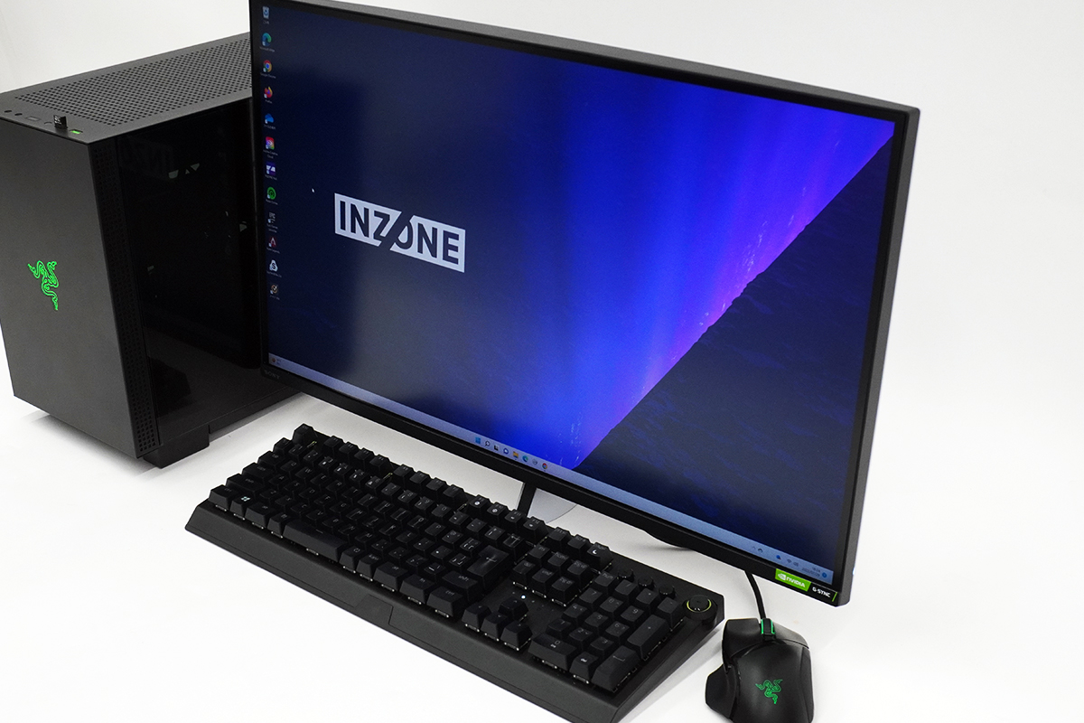 ソニーの4K144HzゲーミングモニターINZONE M9（SDM-U27M90）の本体