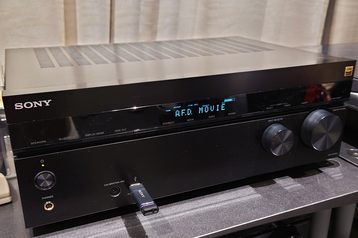 7.1ch マルチチャンネルAVレシーバー「STR-AN1000」をソニーストアで