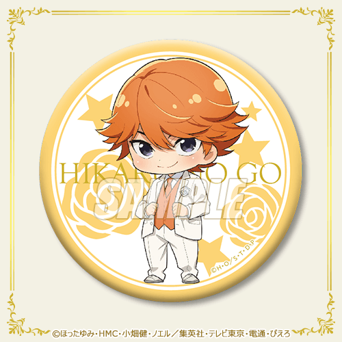 ヒカルの碁 くじ引き堂 進藤ヒカル 塔矢アキラ ハート缶バッジ