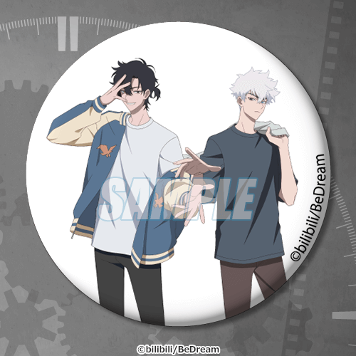 時光代理人くじ引き堂E賞缶バッジE-1トキ程小時描き下ろしセット