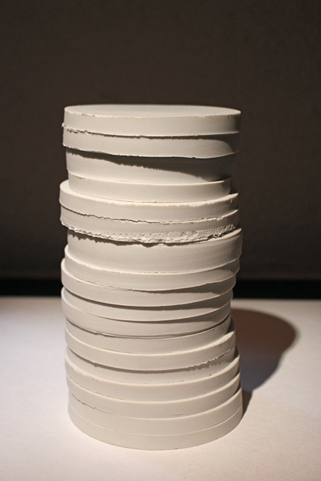 秀逸作品『陶芸作家 鯉江良二』 唯一無二の白いつぼ オブジェ 在銘 共