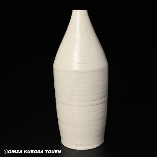 黒田泰蔵さん 白磁鉢 黒田征太郎さんの和紙、桐箱付き 黒田泰蔵さん